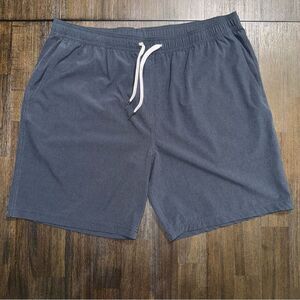 Fair Harbor Men's dark Navy Casual Shorts XXXL Elastic waistband with drawstring